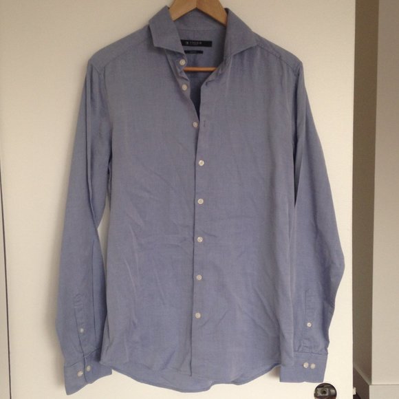 Tiger of Sweden - Blue Men's Button Down Shirt - Picture 1 of 8
